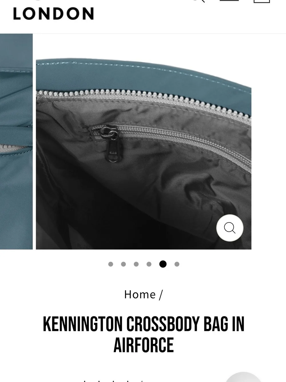 ORI London Kennington Crossbody Bag (Color: Airforce)
